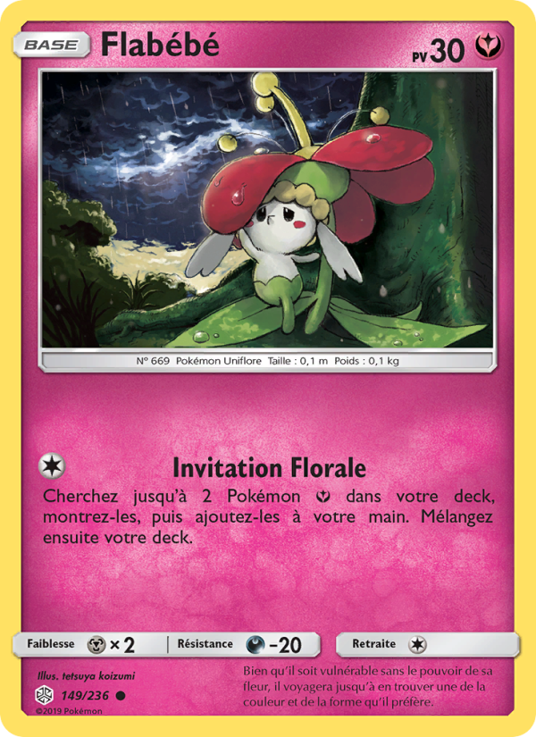 Flabébé 149 — Cosmic Eclipse (French Pokémon TCG card)