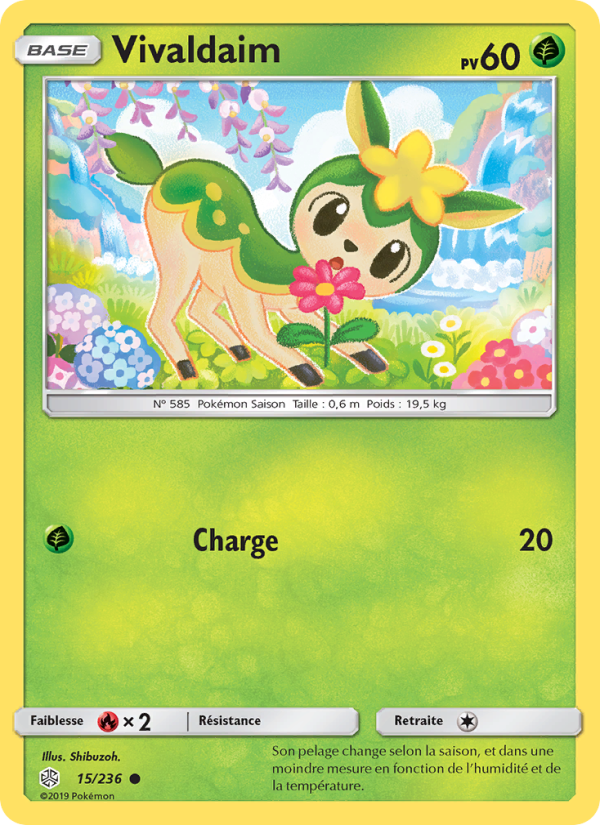 Vivaldaim 15 — Cosmic Eclipse (French Pokémon TCG card)