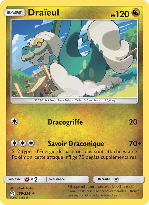 Draïeul 159 — Cosmic Eclipse (French Pokémon TCG card)