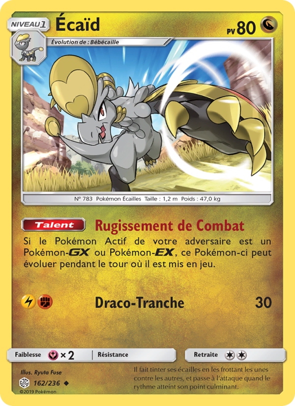 Écaïd 162 — Cosmic Eclipse (French Pokémon TCG card)