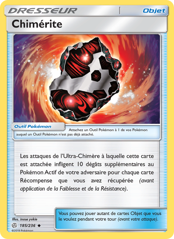 Chimérite 185 — Cosmic Eclipse (French Pokémon TCG card)