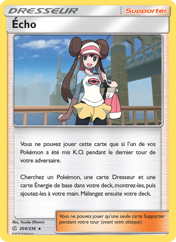 Écho 204 — Cosmic Eclipse (French Pokémon TCG card)