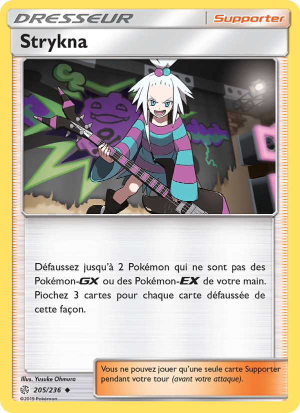 Strykna 205 — Cosmic Eclipse (French Pokémon TCG card)