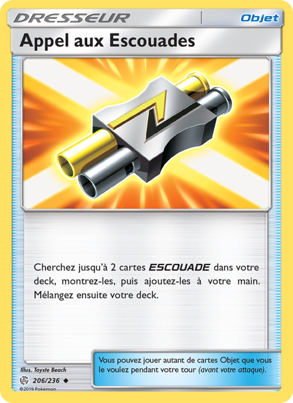 Appel aux Escouades 206 — Cosmic Eclipse (French Pokémon TCG card)