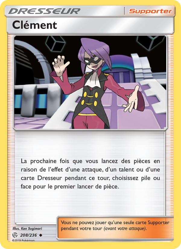 Clément 208 — Cosmic Eclipse (French Pokémon TCG card)