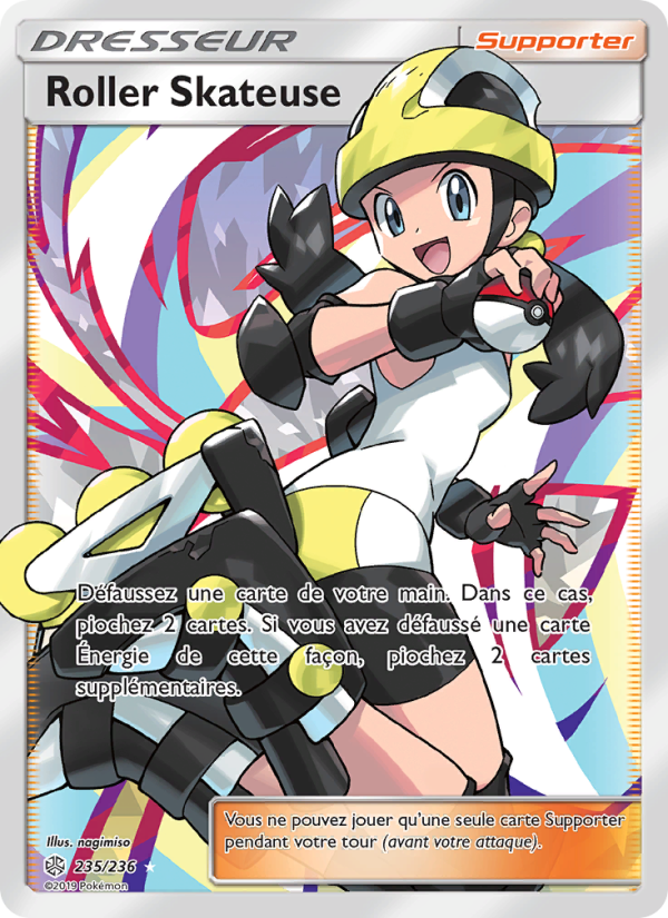 Roller Skateuse 235 — Cosmic Eclipse (French Pokémon TCG card)