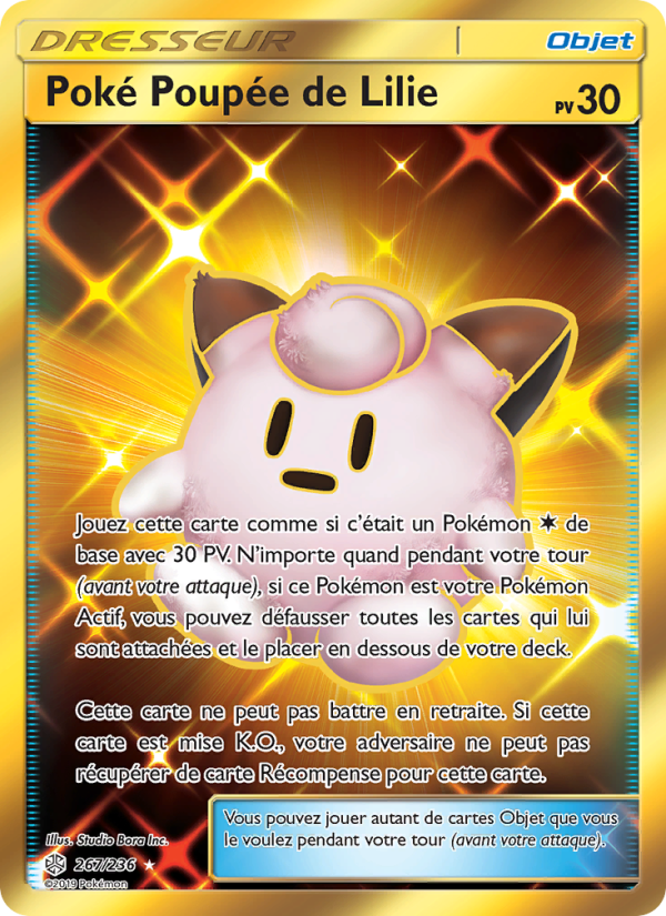 Poké Poupée de Lilie 267 — Cosmic Eclipse (French Pokémon TCG card)