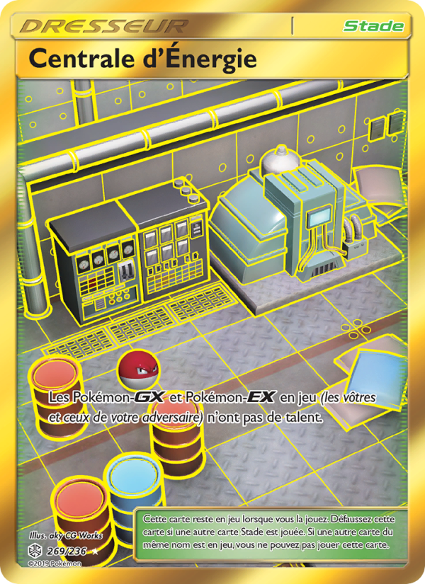 Centrale d’Énergie 269 — Cosmic Eclipse (French Pokémon TCG card)