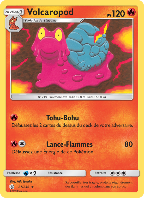 Volcaropod 27 — Cosmic Eclipse (French Pokémon TCG card)