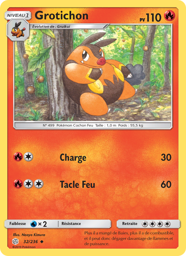 Grotichon 32 — Cosmic Eclipse (French Pokémon TCG card)