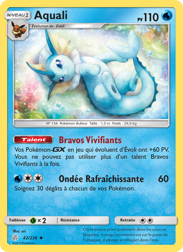 Aquali 42 — Cosmic Eclipse (French Pokémon TCG card)