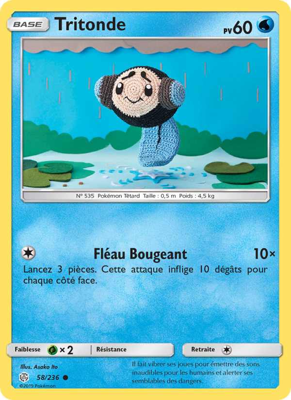 Tritonde 58 — Cosmic Eclipse (French Pokémon TCG card)