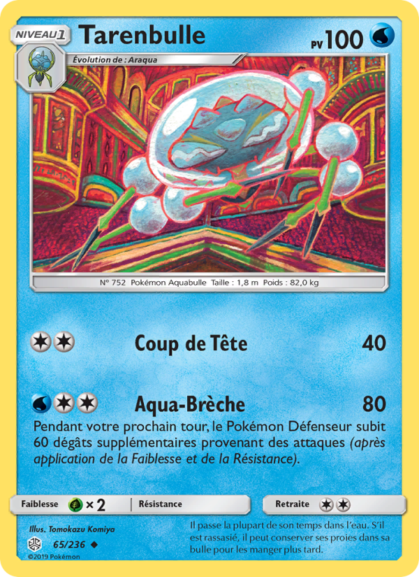 Tarenbulle 65 — Cosmic Eclipse (French Pokémon TCG card)