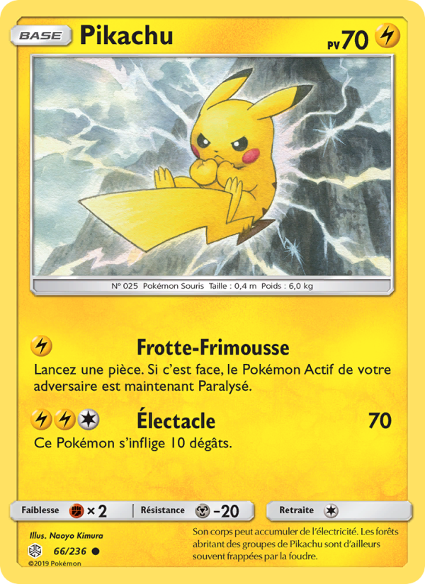 Pikachu 66 — Cosmic Eclipse (French Pokémon TCG card)