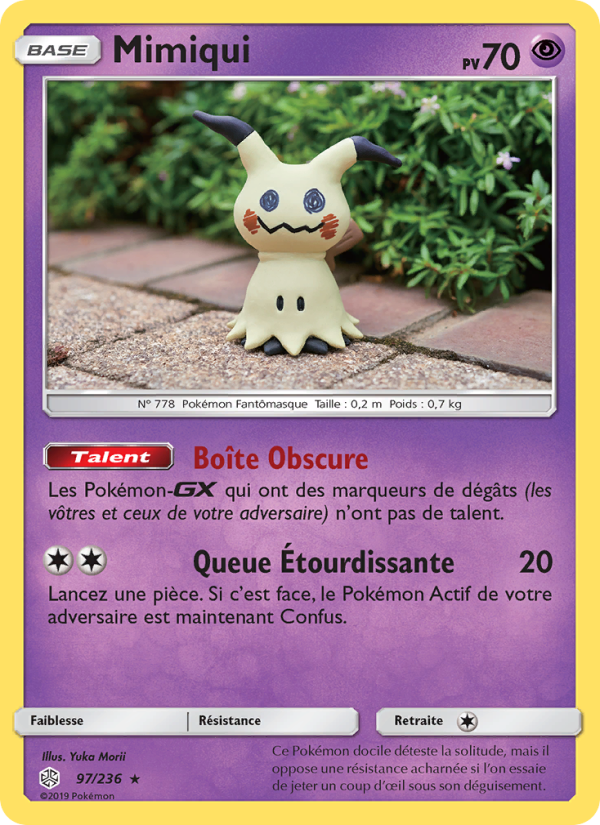 Mimiqui 97 — Cosmic Eclipse (French Pokémon TCG card)