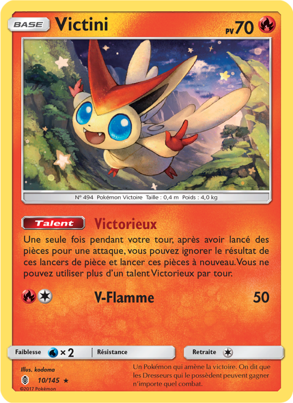 Victini 10 — Guardians Rising (French Pokémon TCG card)
