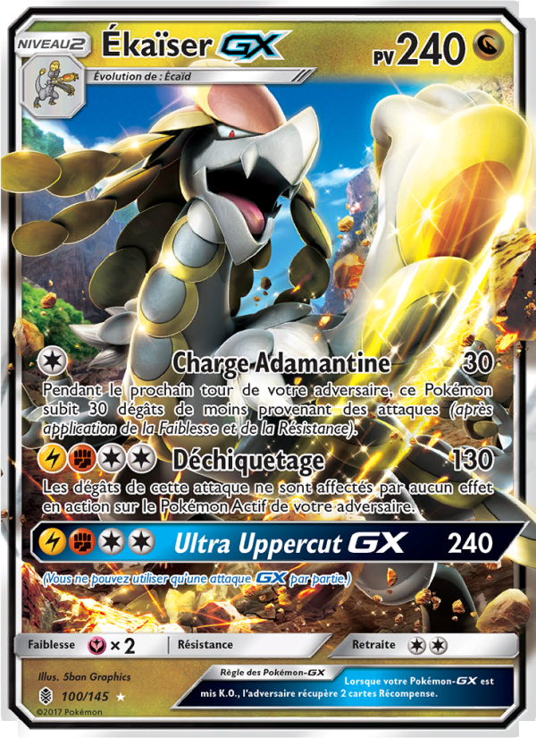 Ékaïser GX 100 — Guardians Rising (French Pokémon TCG card)