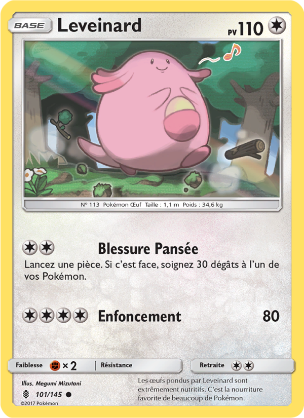 Leveinard 101 — Guardians Rising (French Pokémon TCG card)