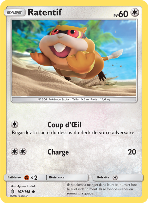 Ratentif 107 — Guardians Rising (French Pokémon TCG card)