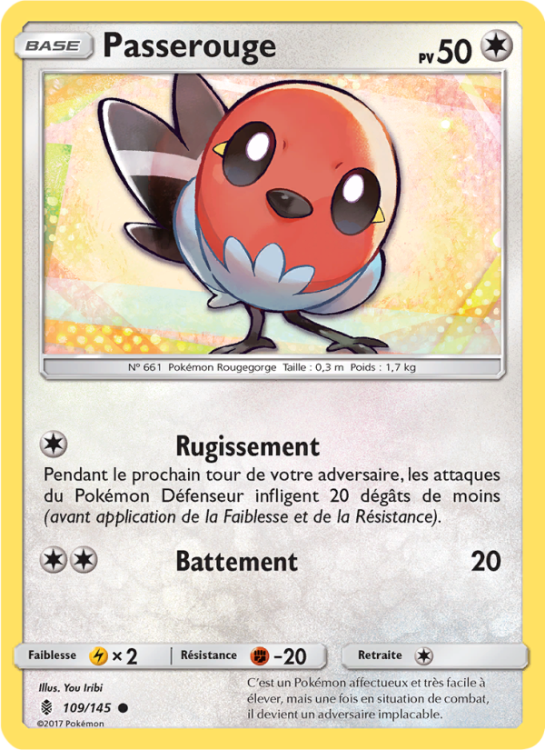 Passerouge 109 — Guardians Rising (French Pokémon TCG card)