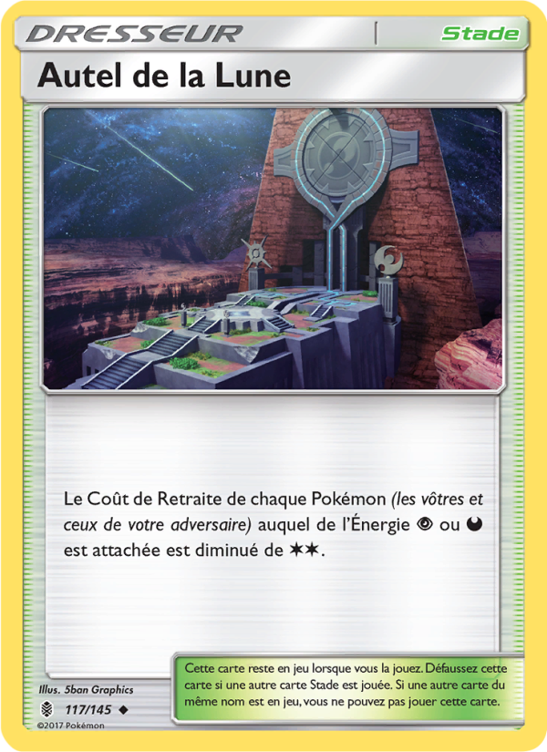 Autel de la Lune 117 — Guardians Rising (French Pokémon TCG card)