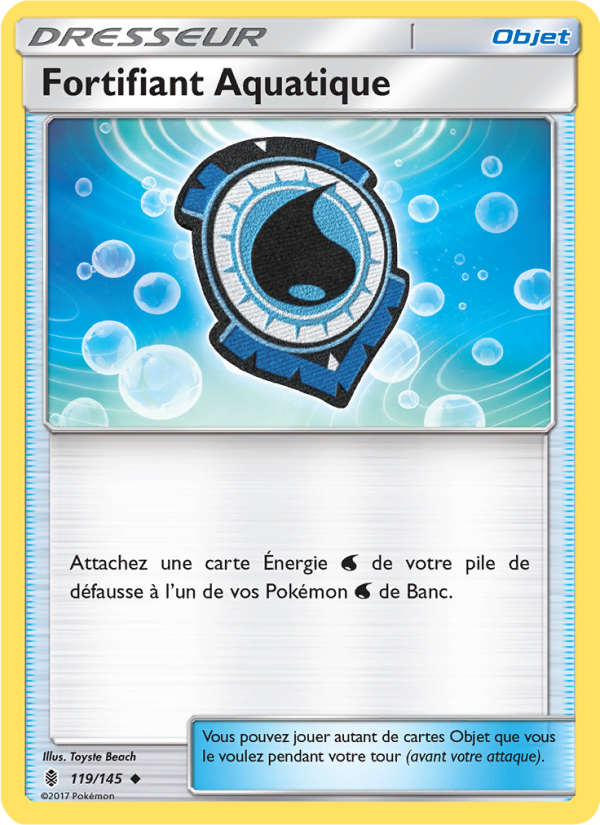 Fortifiant Aquatique 119 — Guardians Rising (French Pokémon TCG card)