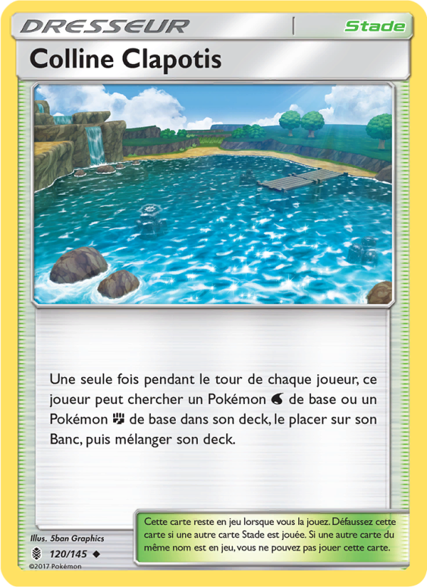 Colline Clapotis 120 — Guardians Rising (French Pokémon TCG card)