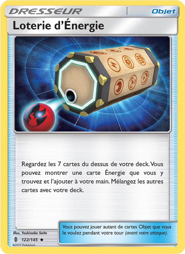 Loterie d’Énergie 122 — Guardians Rising (French Pokémon TCG card)