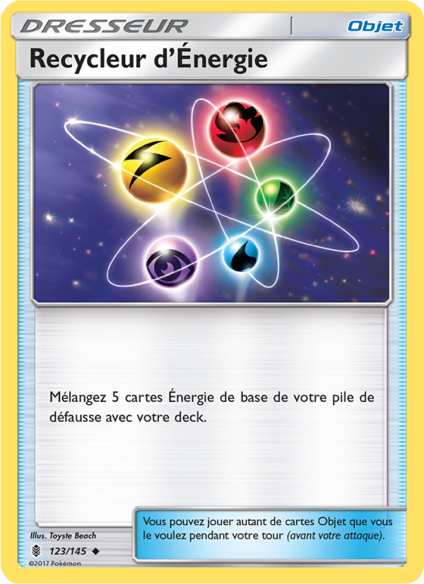 Recycleur d’Énergie 123 — Guardians Rising (French Pokémon TCG card)