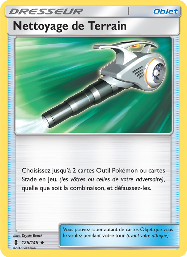 Nettoyage de Terrain 125 — Guardians Rising (French Pokémon TCG card)