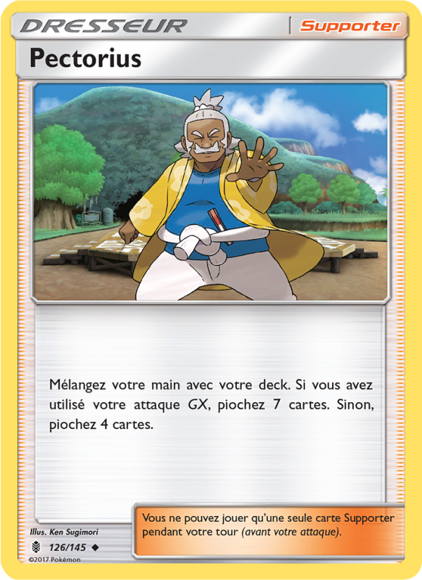 Pectorius 126 — Guardians Rising (French Pokémon TCG card)