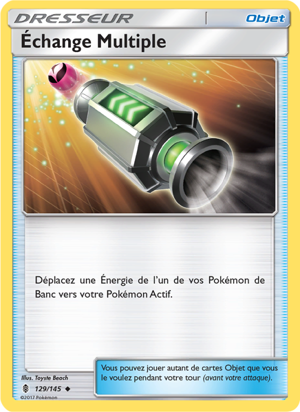 Échange Multiple 129 — Guardians Rising (French Pokémon TCG card)