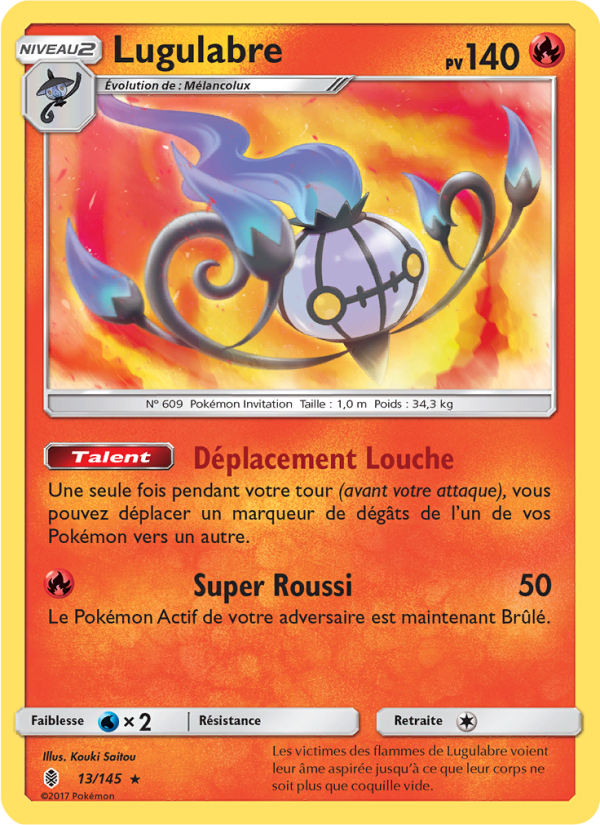 Lugulabre 13 — Guardians Rising (French Pokémon TCG card)