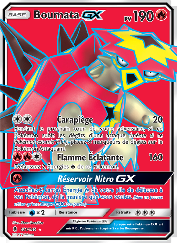 Boumata GX 131 — Guardians Rising (French Pokémon TCG card)