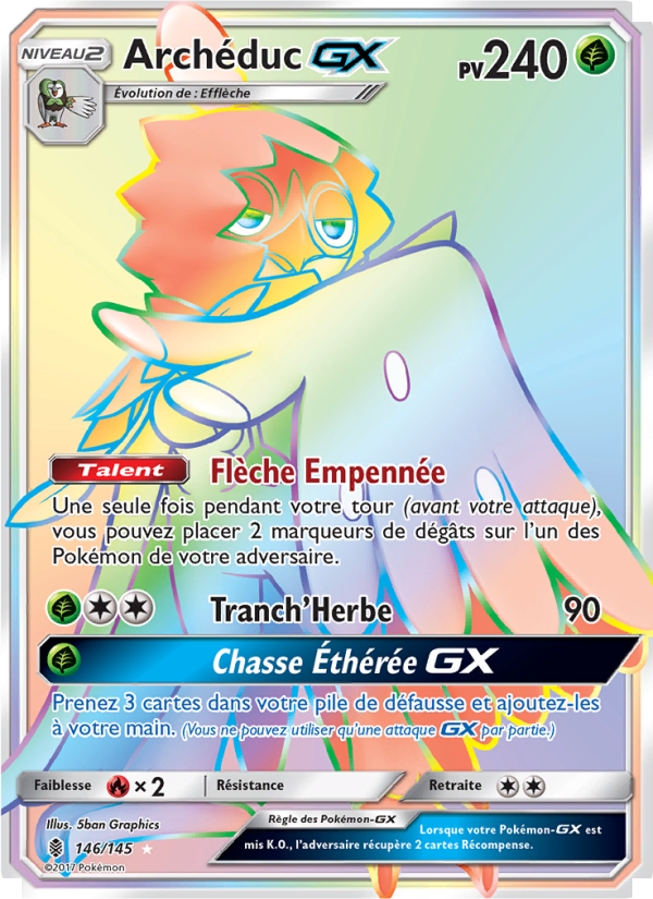 Archéduc GX 146 — Guardians Rising (French Pokémon TCG card)