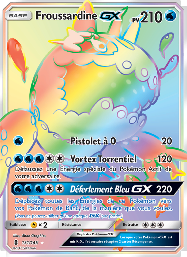 Froussardine GX 151 — Guardians Rising (French Pokémon TCG card)
