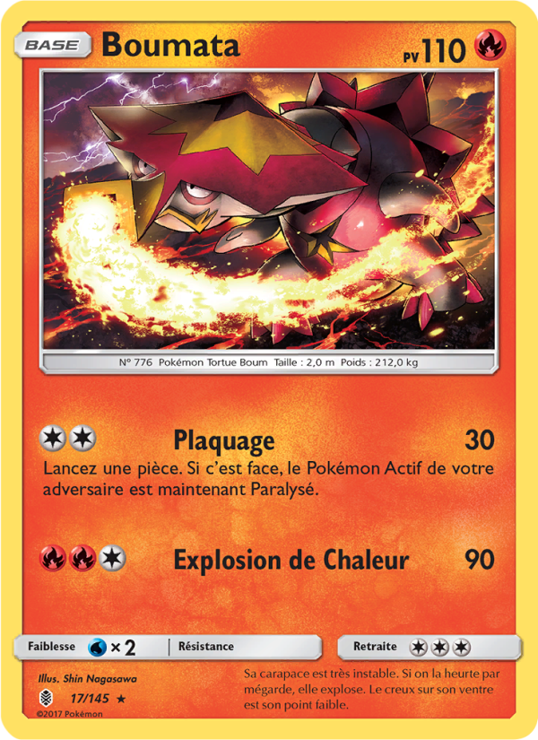 Boumata 17 — Guardians Rising (French Pokémon TCG card)