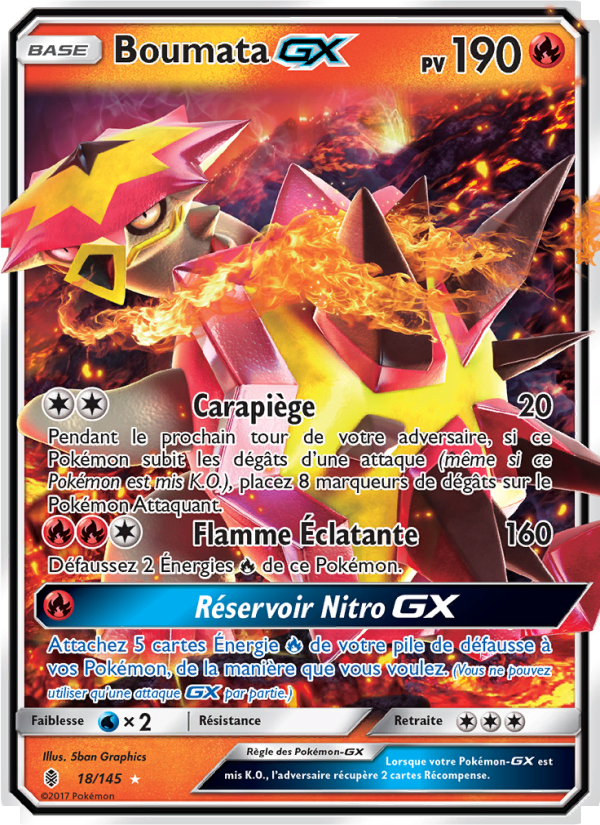 Boumata GX 18 — Guardians Rising (French Pokémon TCG card)