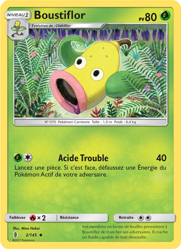 Boustiflor 2 — Guardians Rising (French Pokémon TCG card)