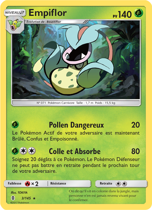 Empiflor 3 — Guardians Rising (French Pokémon TCG card)