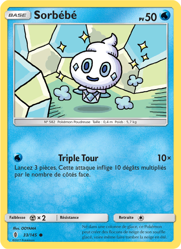 Sorbébé 33 — Guardians Rising (French Pokémon TCG card)