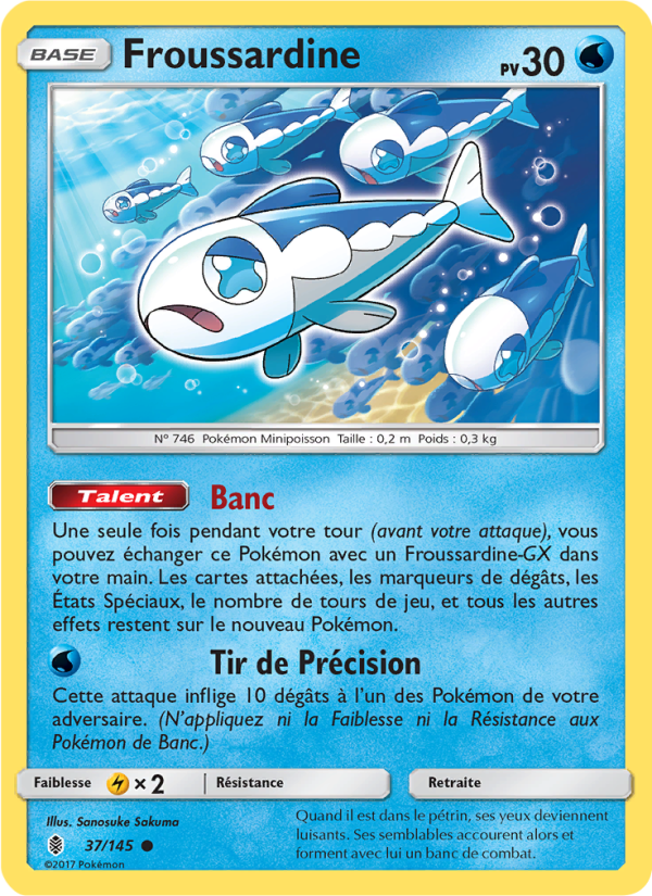 Froussardine 37 — Guardians Rising (French Pokémon TCG card)