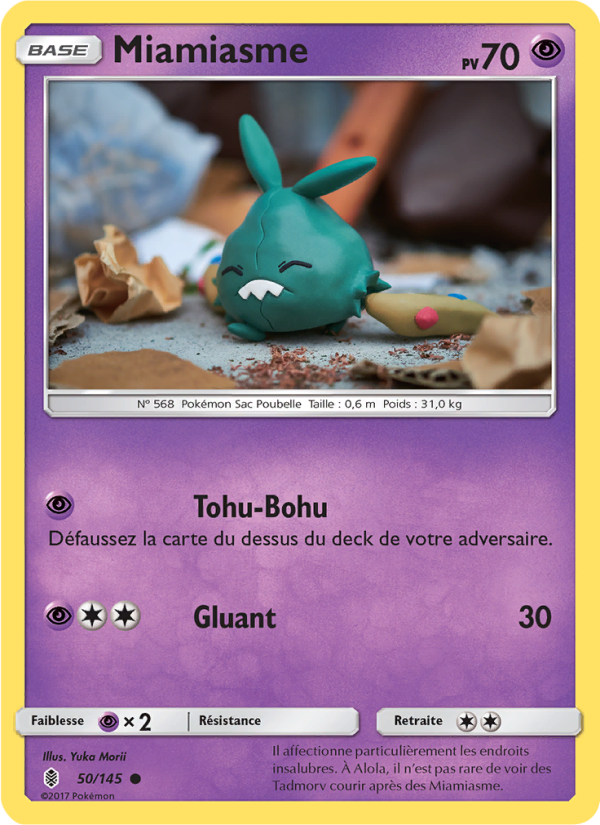 Miamiasme 50 — Guardians Rising (French Pokémon TCG card)