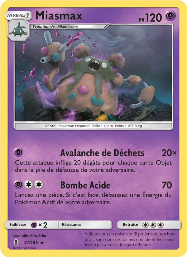 Miasmax 51 — Guardians Rising (French Pokémon TCG card)