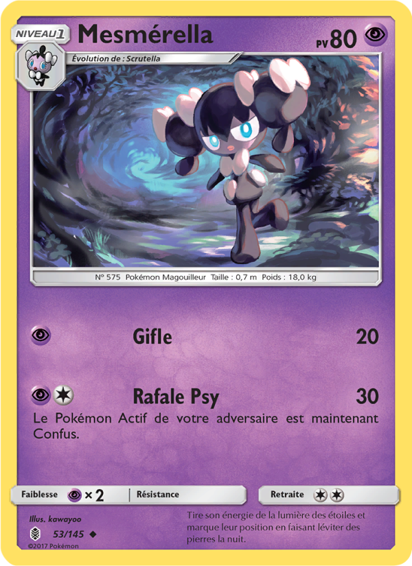 Mesmérella 53 — Guardians Rising (French Pokémon TCG card)