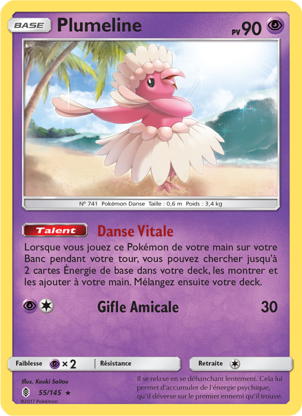 Plumeline 55 — Guardians Rising (French Pokémon TCG card)