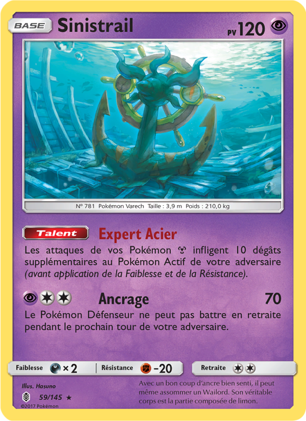 Sinistrail 59 — Guardians Rising (French Pokémon TCG card)