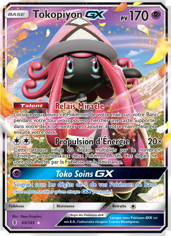 Tokopiyon GX 60 — Guardians Rising (French Pokémon TCG card)