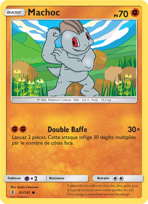 Machoc 62 — Guardians Rising (French Pokémon TCG card)