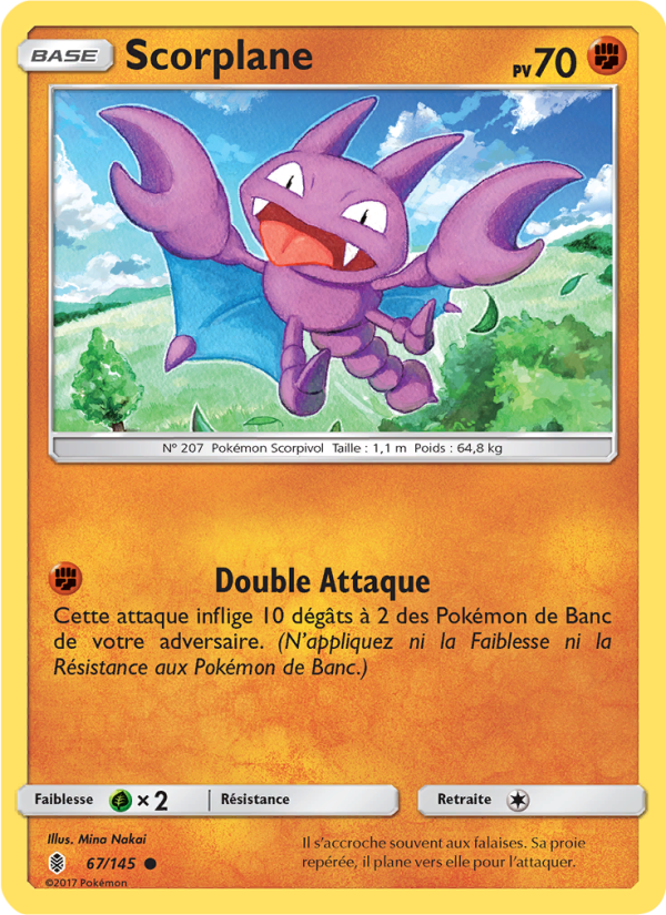 Scorplane 67 — Guardians Rising (French Pokémon TCG card)